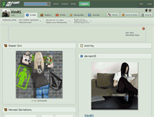 Tablet Screenshot of kimrs.deviantart.com