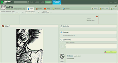 Desktop Screenshot of andrila.deviantart.com