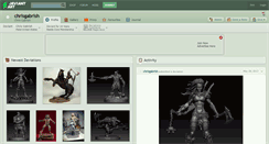 Desktop Screenshot of chrisgabrish.deviantart.com