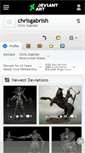 Mobile Screenshot of chrisgabrish.deviantart.com