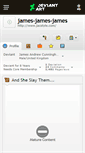 Mobile Screenshot of james-james-james.deviantart.com