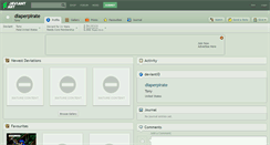 Desktop Screenshot of diaperpirate.deviantart.com