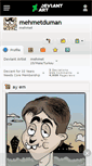 Mobile Screenshot of mehmetduman.deviantart.com