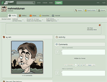Tablet Screenshot of mehmetduman.deviantart.com