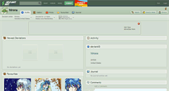 Desktop Screenshot of hirona.deviantart.com