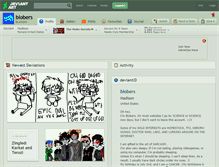 Tablet Screenshot of blobers.deviantart.com