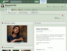 Tablet Screenshot of doormouse1960.deviantart.com