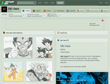 Tablet Screenshot of dbz-oasis.deviantart.com