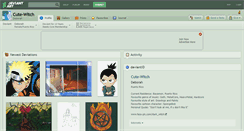 Desktop Screenshot of cute-witch.deviantart.com