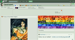 Desktop Screenshot of flamefireheart.deviantart.com