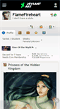 Mobile Screenshot of flamefireheart.deviantart.com