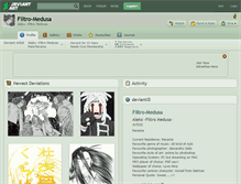 Tablet Screenshot of filtro-medusa.deviantart.com