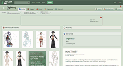 Desktop Screenshot of digibunny.deviantart.com