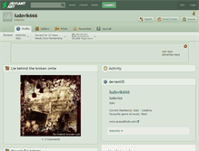 Tablet Screenshot of ludovik666.deviantart.com