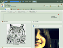 Tablet Screenshot of emimoon.deviantart.com