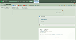 Desktop Screenshot of dr-mayhem.deviantart.com