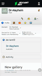 Mobile Screenshot of dr-mayhem.deviantart.com