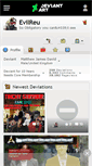 Mobile Screenshot of evilreu.deviantart.com