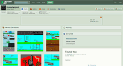 Desktop Screenshot of homeland44.deviantart.com