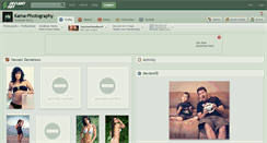 Desktop Screenshot of kama-photography.deviantart.com
