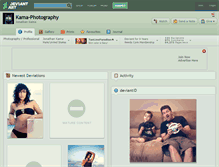 Tablet Screenshot of kama-photography.deviantart.com