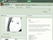 Tablet Screenshot of cronosxiii.deviantart.com