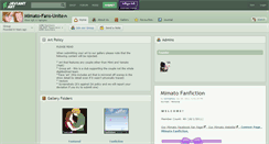 Desktop Screenshot of mimato-fans-unite.deviantart.com