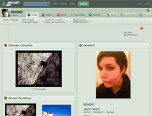Tablet Screenshot of k0n0k0.deviantart.com