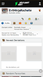 Mobile Screenshot of evilninjarochelle.deviantart.com