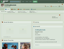 Tablet Screenshot of evilninjarochelle.deviantart.com