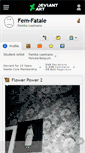 Mobile Screenshot of fem-fatale.deviantart.com