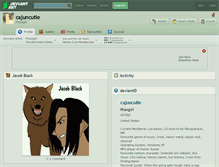Tablet Screenshot of cajuncutie.deviantart.com