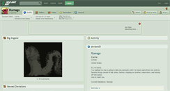 Desktop Screenshot of dumago.deviantart.com
