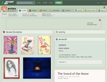 Tablet Screenshot of aostara.deviantart.com