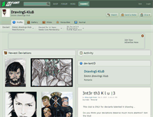 Tablet Screenshot of drawings-klub.deviantart.com