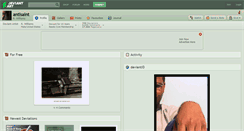 Desktop Screenshot of antisaint.deviantart.com