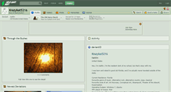 Desktop Screenshot of krazykat5216.deviantart.com