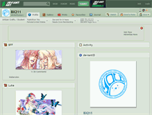 Tablet Screenshot of bx211.deviantart.com