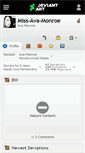 Mobile Screenshot of miss-ava-monroe.deviantart.com