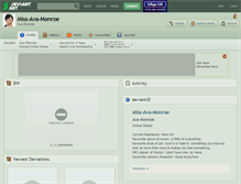 Tablet Screenshot of miss-ava-monroe.deviantart.com