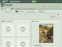 Tablet Screenshot of feetosopher.deviantart.com