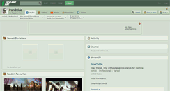 Desktop Screenshot of ironoxide.deviantart.com