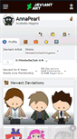Mobile Screenshot of annapearl.deviantart.com