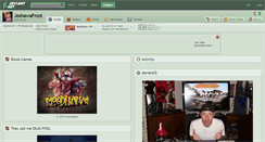 Desktop Screenshot of joshawafrost.deviantart.com