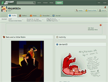 Tablet Screenshot of ninj4kitt3n.deviantart.com