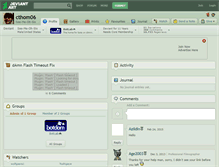 Tablet Screenshot of cthom06.deviantart.com