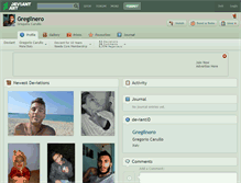 Tablet Screenshot of gregilnero.deviantart.com