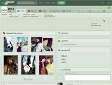 Tablet Screenshot of diix3.deviantart.com