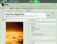Tablet Screenshot of alebale.deviantart.com