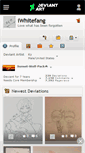 Mobile Screenshot of iwhitefang.deviantart.com